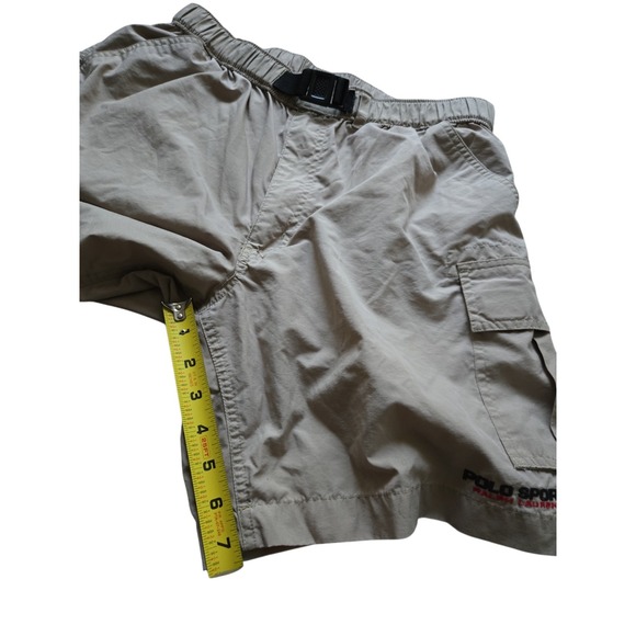 Vintage 90s Mens M EUC POLO SPORT RALPH LAUREN 7" Water Repellent Hiking Shorts - Picture 7 of 16
